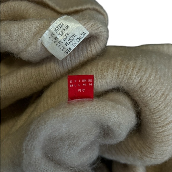 ESPRIT Women's Off-the-Shoulder Knit Sweater - Beige - Picture 4 of 5